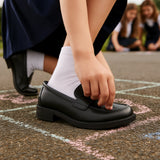 GEOX AGATA Girls School Shoes Black