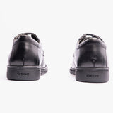 GEOX FEDERICO H Boys Leather School Shoes Black