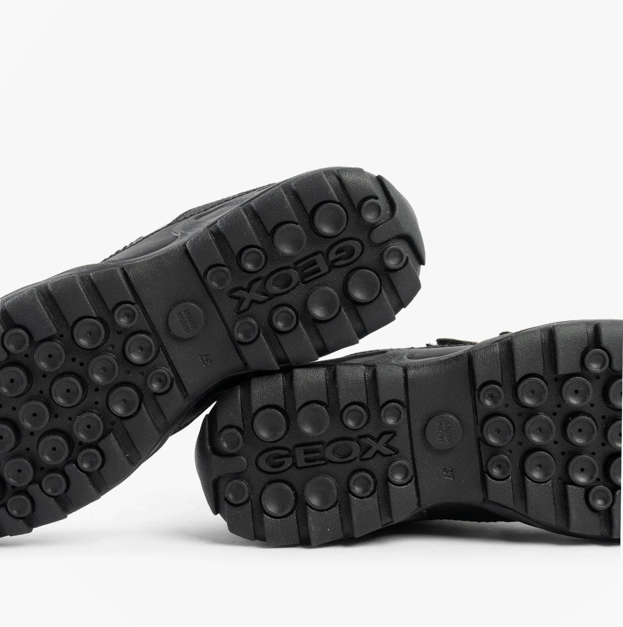 GEOX SAVAGE B Boys Waterproof School Shoes Black