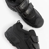GEOX SAVAGE B Boys Waterproof School Shoes Black