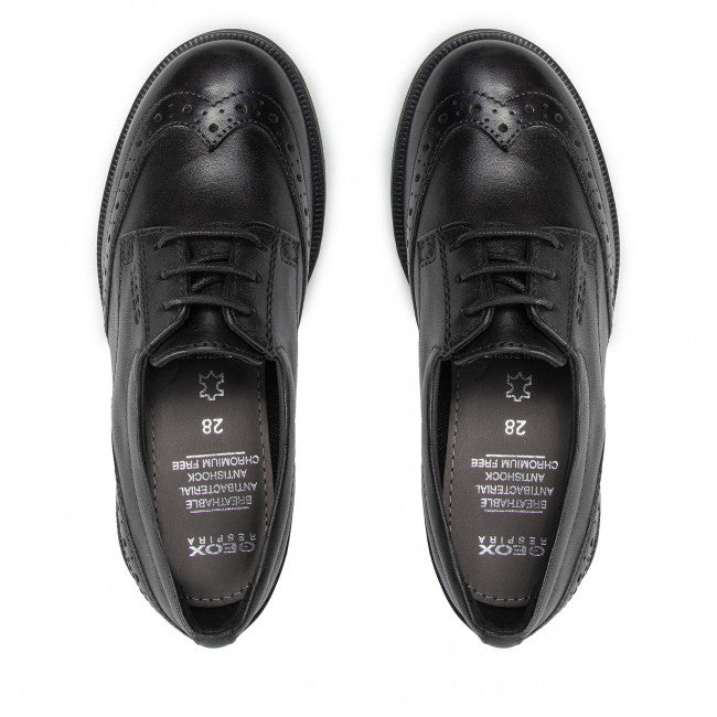 GEOX AGATA Girls Shoes Smooth Black