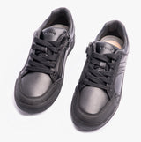 GEOX ARZACH Boys Lace-Up Black School Shoes