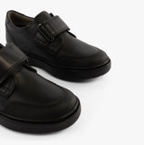 GEOX J RIDDOCK BOY Kids Leather Shoes Black