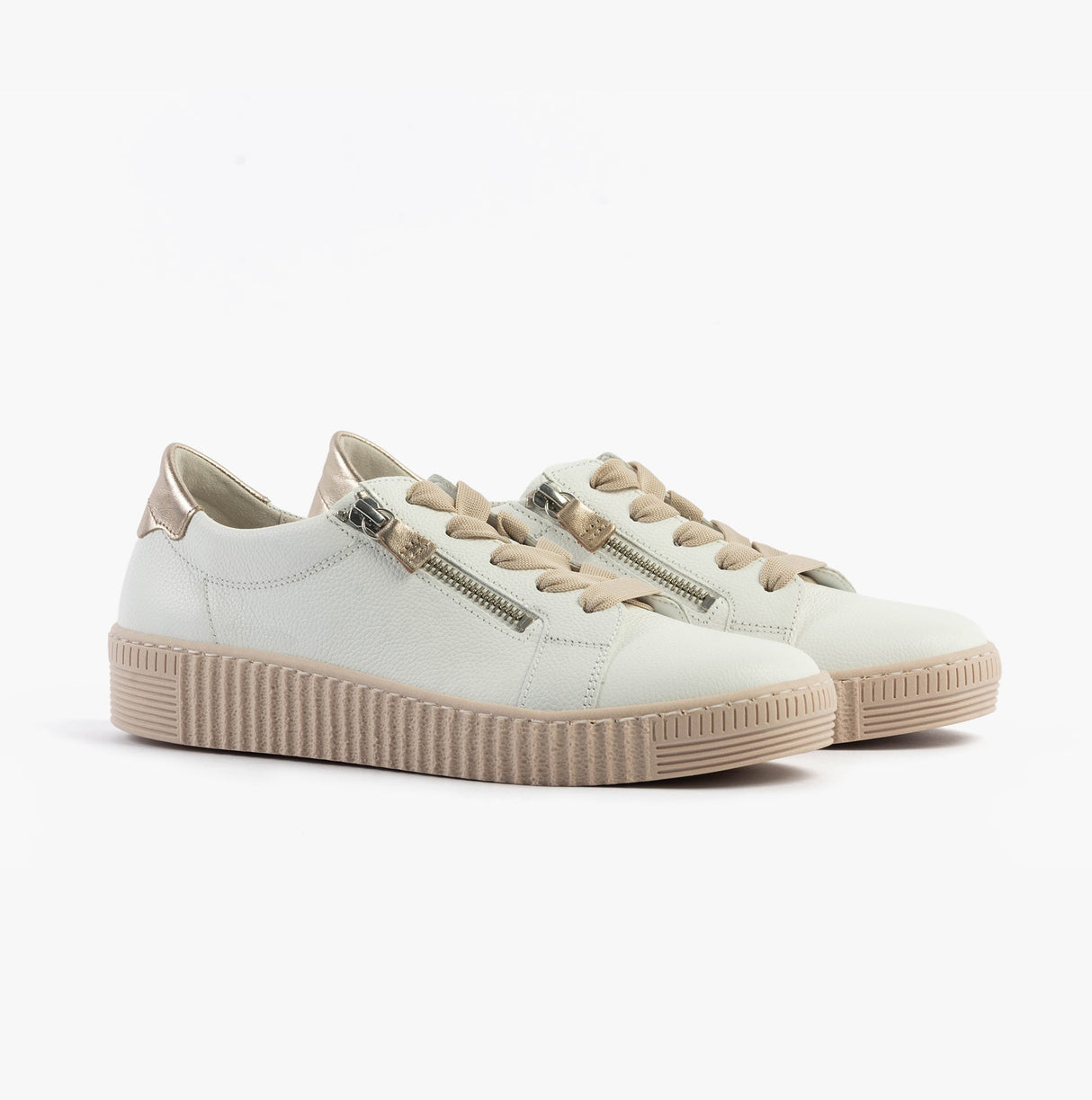 Gabor WISDOM Womens Trainers White Pink