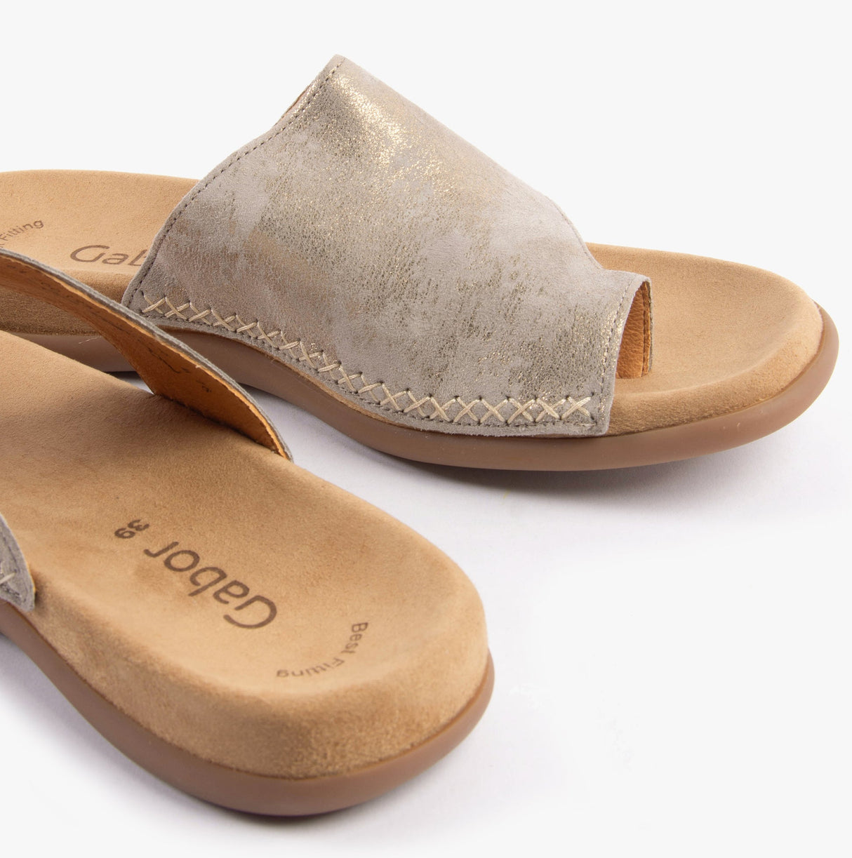 Gabor LANZAROTE Womens Sandals Mushroom