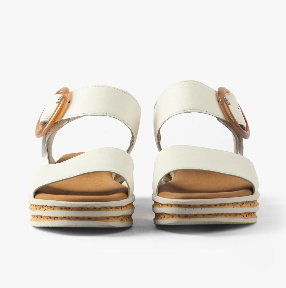 Gabor ANDRE Womens Sandals Creamy White