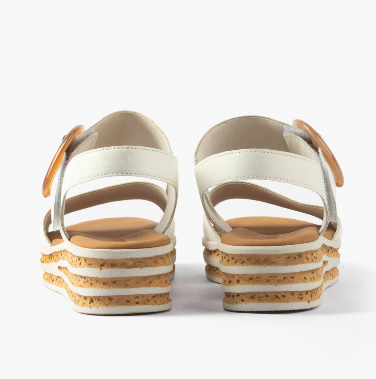 Gabor ANDRE Womens Sandals Creamy White