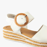Gabor ANDRE Womens Sandals Creamy White