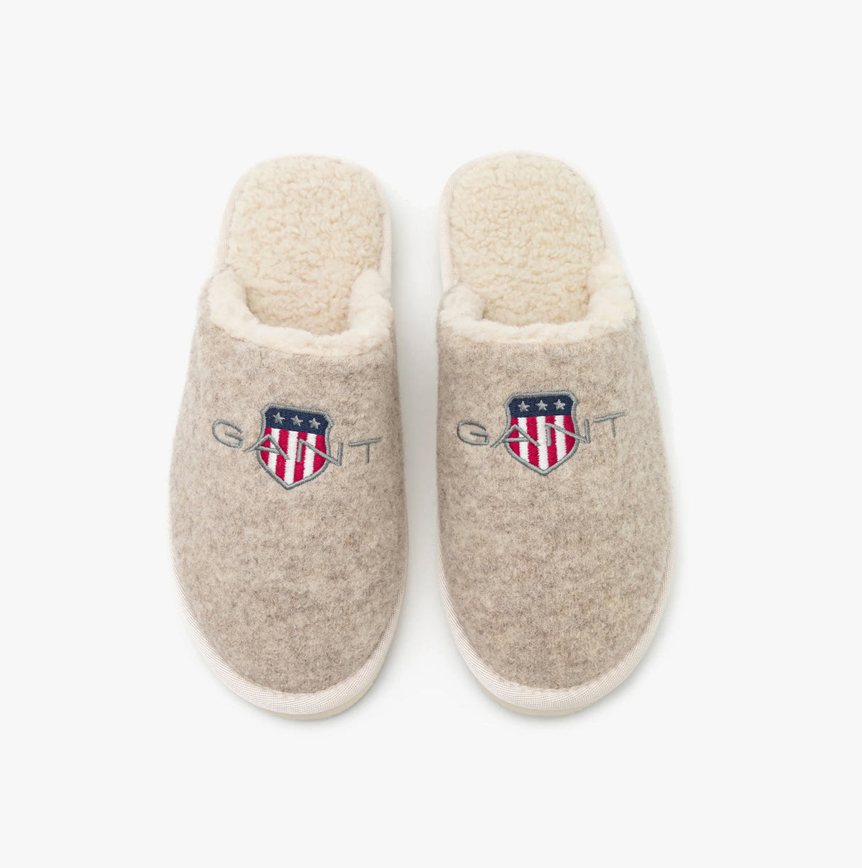 GANT PANTOFLI Womens Mule Slippers Taupe