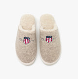 GANT PANTOFLI Womens Mule Slippers Taupe
