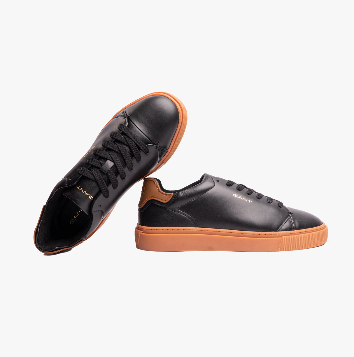 GANT MC JULIEN Mens Casual Trainers Black/Honey
