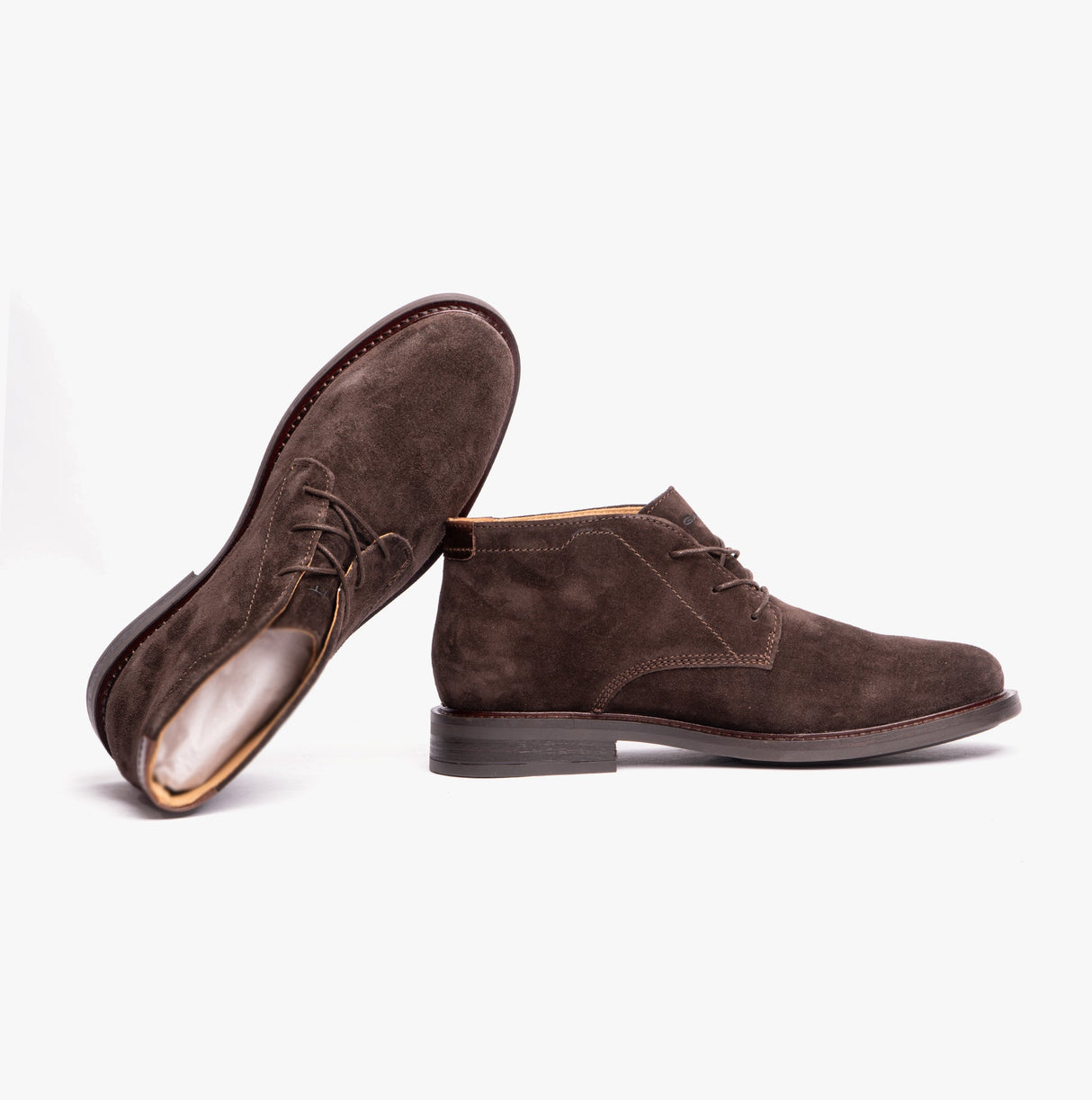 GANT ST FAIRKON Mens Chukka Boots Dark Brown