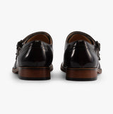 Goor JOSEPH Mens Mens Brogue Monk Shoes Oxblood