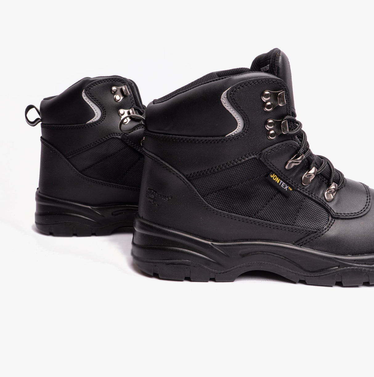 Grafters M161A Unisex Leather Safety Boots Black