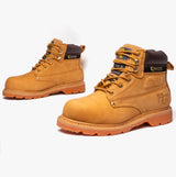 Grafters GLADIATOR Unisex Leather Safety Boots Honey