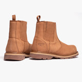 Grafters M763B Mens Leather Safety Boots Tan