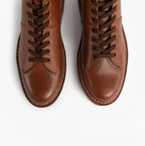 Grafters Unisex Leather Monkey Boots Waxy Brown