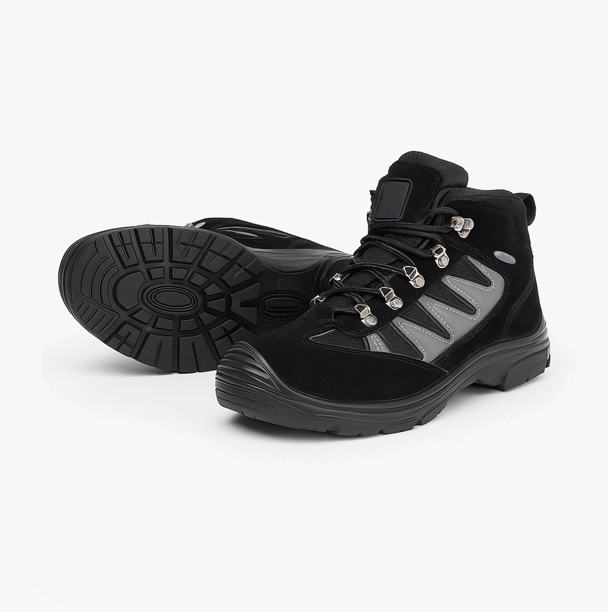 Grafters M074A Mens Safety Ankle Boots Black