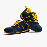 Grafters M090CS Unisex Safety Trainers Navy