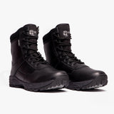Grafters AMBUSH Unisex Waterproof Leather Work Boots Black