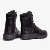 Grafters AMBUSH Unisex Waterproof Leather Work Boots Black