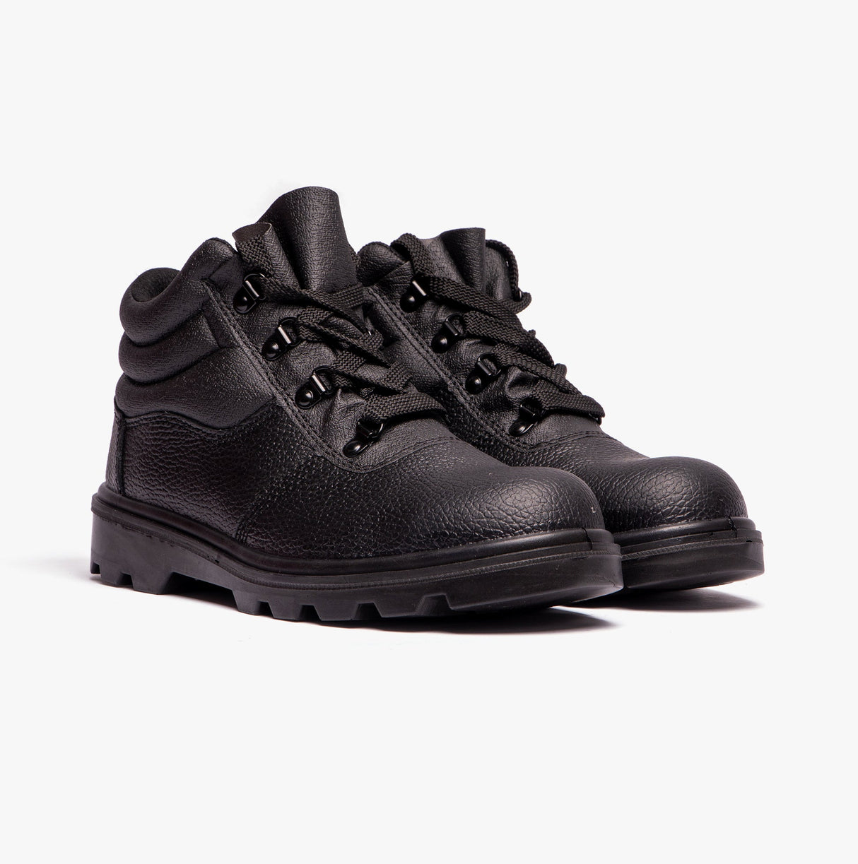 Grafters M240A Unisex Leather Safety Boots Black
