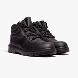Grafters M240A Unisex Leather Safety Boots Black