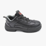 Grafters M303A Mens Super Wide Safety Trainers Black