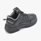 Grafters M303A Mens Super Wide Safety Trainers Black