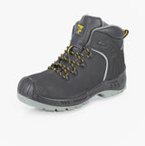 Grafters M314A Mens Composite Toe Safety Ankle Boots Black