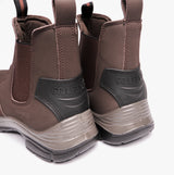 Grafters M371B Mens Coated Leather Safety Dealer Boots Brown