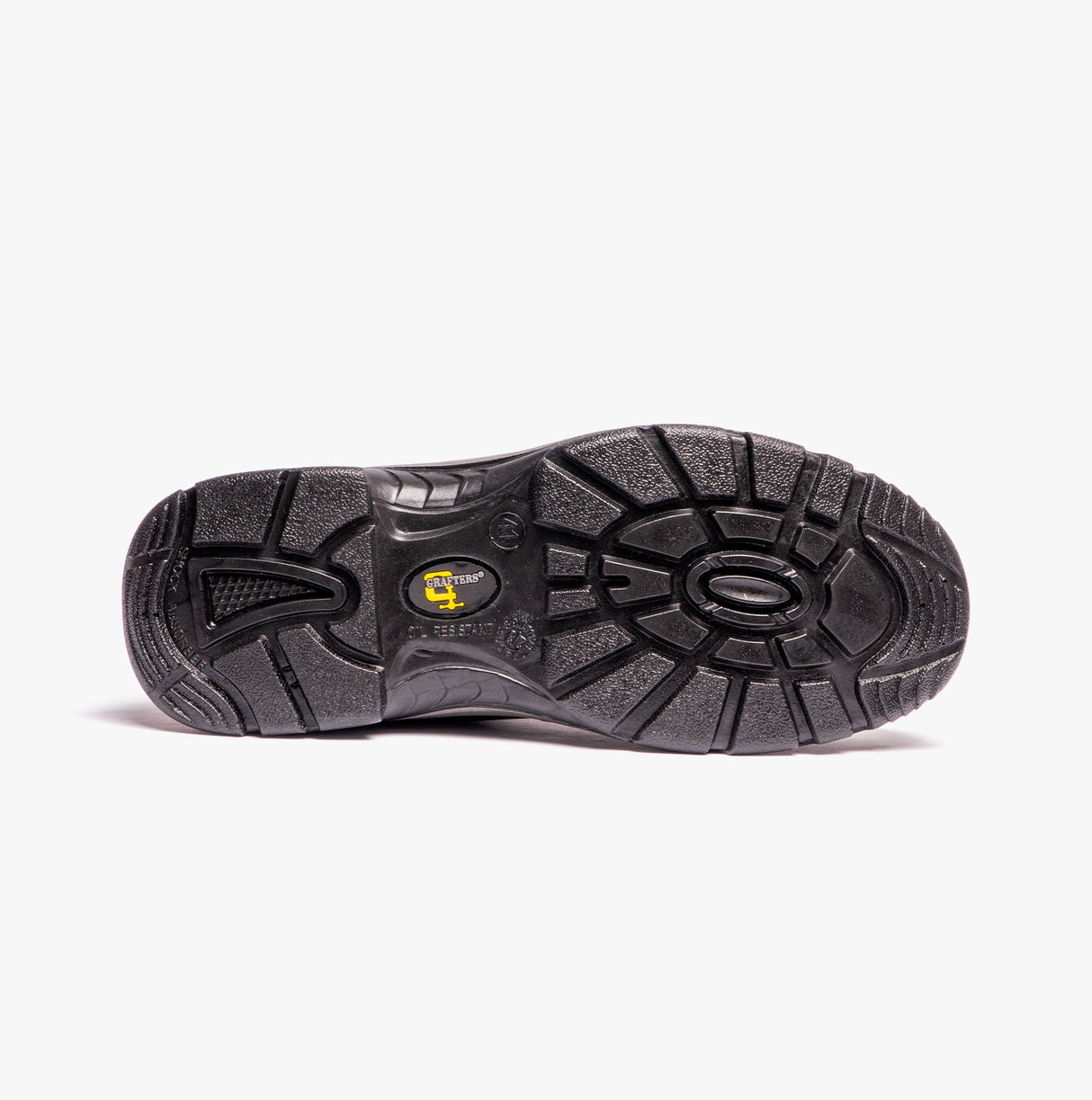 Grafters M371B Mens Coated Leather Safety Dealer Boots Brown