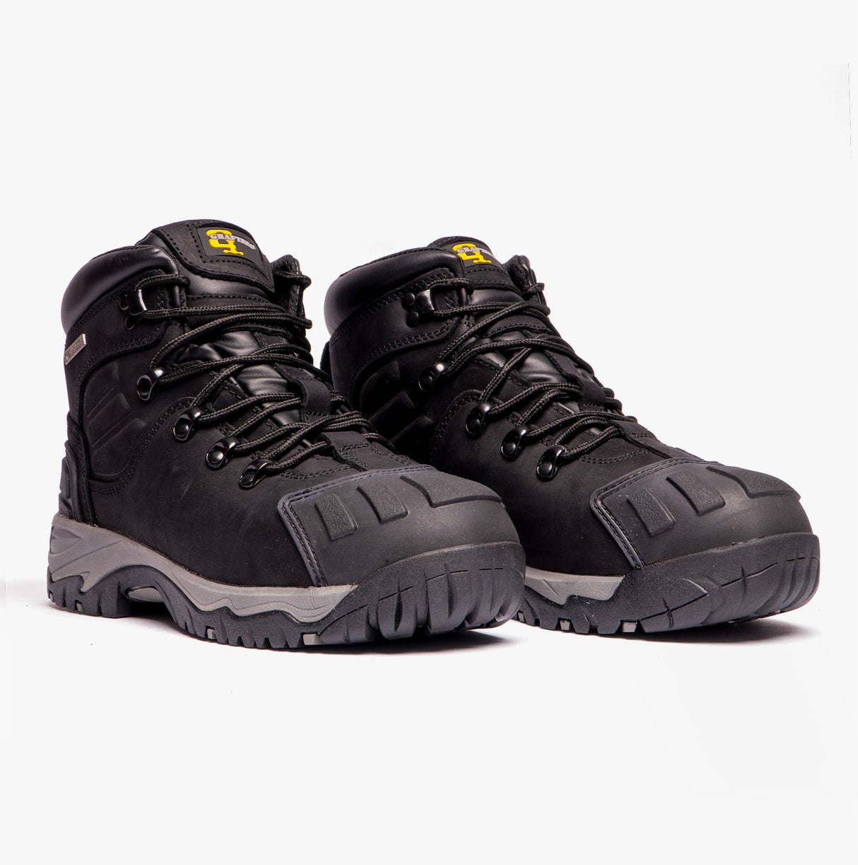 Grafters M514A Mens Leather Safety Boots Black