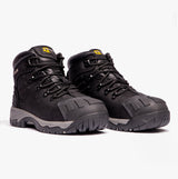 Grafters M514A Mens Leather Safety Boots Black