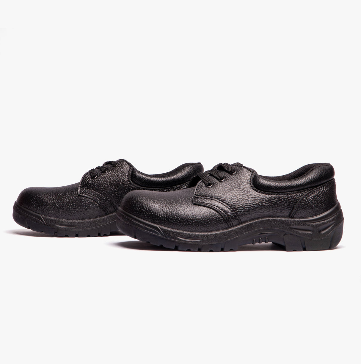 Grafters M530A Mens Leather Safety Shoes Black