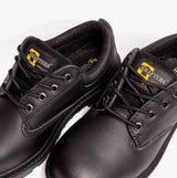Grafters CONTRACTOR Unisex Leather Safety Shoes Black