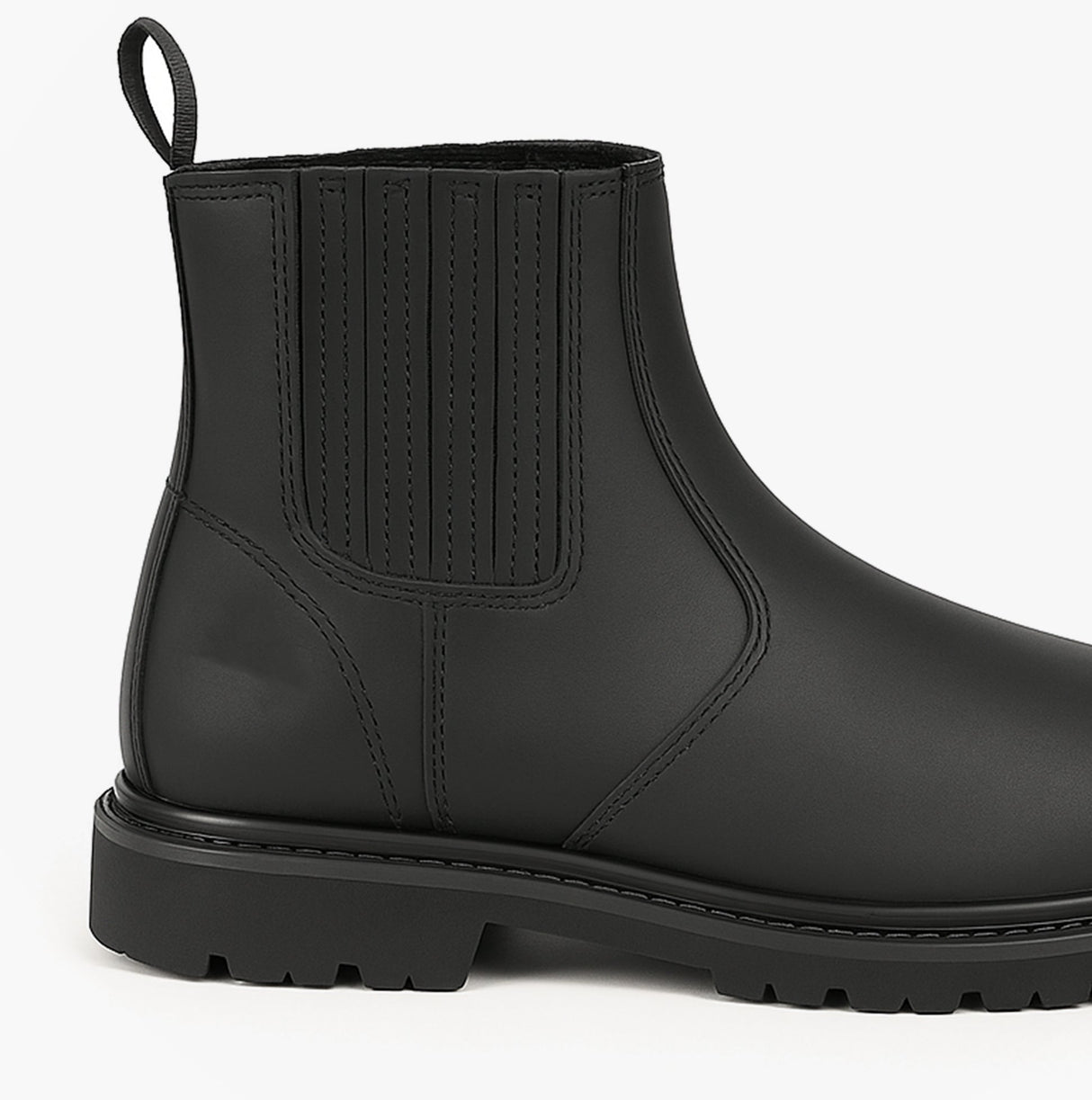 Grafters M763A Mens Leather Safety Boots Black