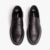 Grafters M895A Mens Leather Uniform Safety Shoes Black