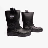 Grafters M928A Mens Safety Rigger Wellies Boots Black