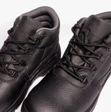 Grafters M9535PA Unisex Leather Chukka Safety Boots Black