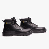 Grafters M958A Mens Leather Safety Boots Black