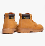 Grafters M958N Mens Leather Safety Boots Honey