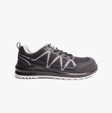 Grafters M989A Mens Composite Non-Metal Safety Trainers Black