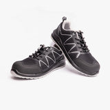 Grafters M989A Mens Composite Non-Metal Safety Trainers Black