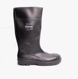 Grafters W408A Mens Wellington Safety Boots Black