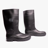 Grafters W408A Mens Wellington Safety Boots Black