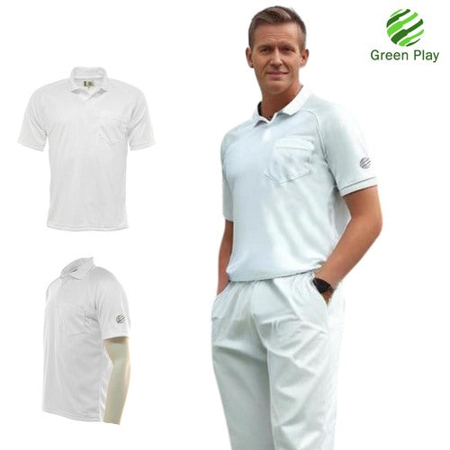 Green Play Men's Sports Shirt