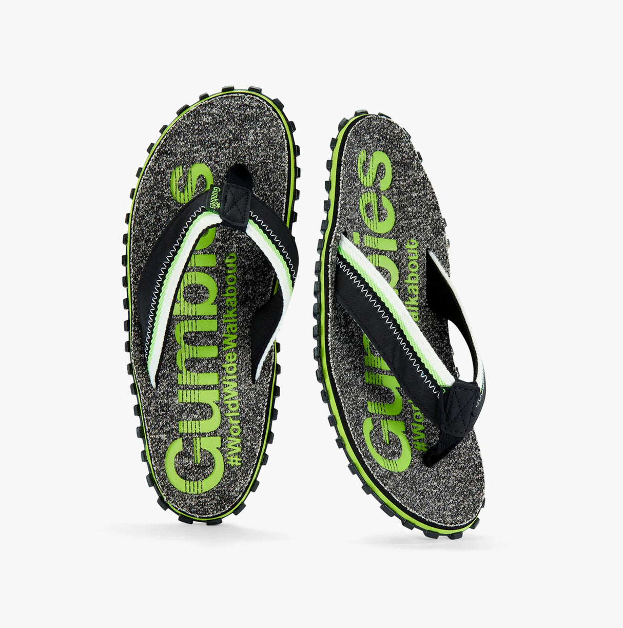 Gumbies CAIRNS Mens Recycled Flip-Flops Lime