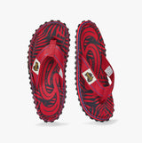 Gumbies Islander Unisex Flip-Flops Red G