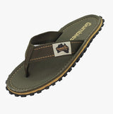 Gumbies ISLANDER Unisex Flip-Flops Classic Khaki